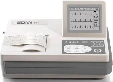 Produktbild Edan Ruhe-EKG SE-3 - Écran couleur, Avec détection de Pacemaker