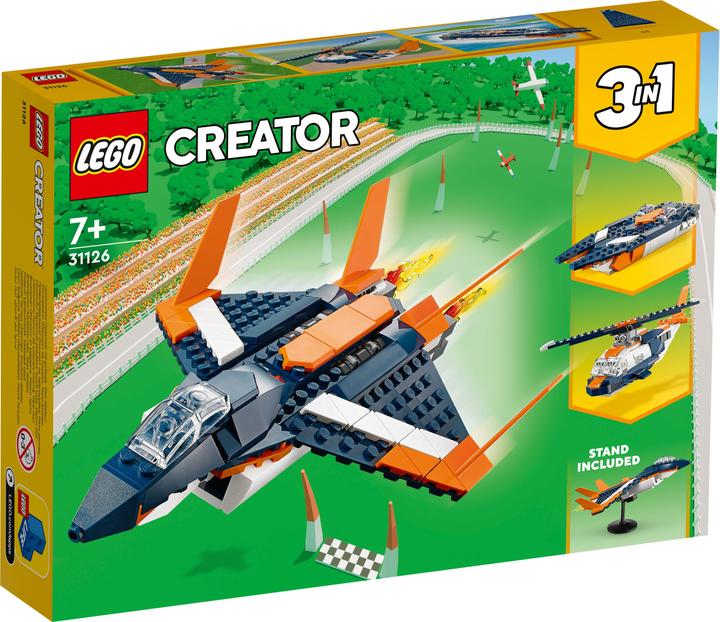 Immagine prodotto LEGO Jet supersonico (31126, LEGO Creator 3-in-1)