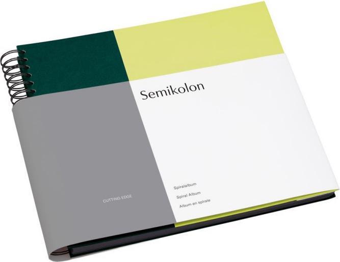 Produktbild Semikolon Spiralalbum forest kiwi (37 x 29 cm)