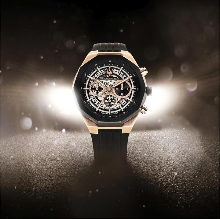 Actual product image Maserati Skeleton Stile (Chronograph, 45 mm)