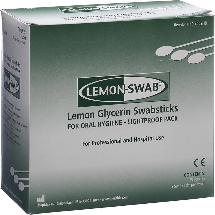 Immagine prodotto Lohmann & Rauscher Tamponi di cotone di glicerina al gusto di limone