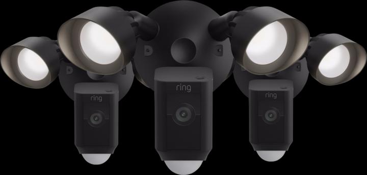 Actual product image Ring Floodlight Cam Wired Plus Zwart 3-pack