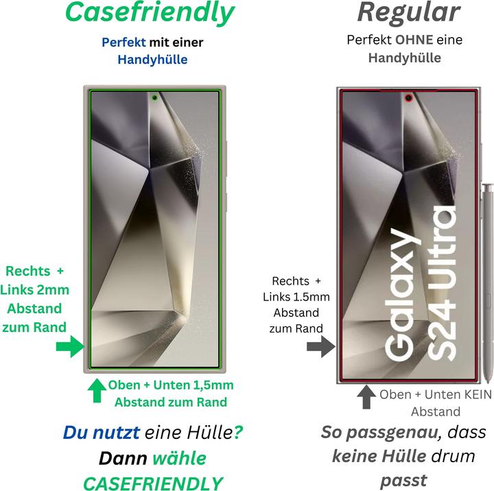 Image du produit Dipos Film de Protection d’écran 4-Way Privacy (1 pièce(s), Samsung Galaxy S24 Ultra)