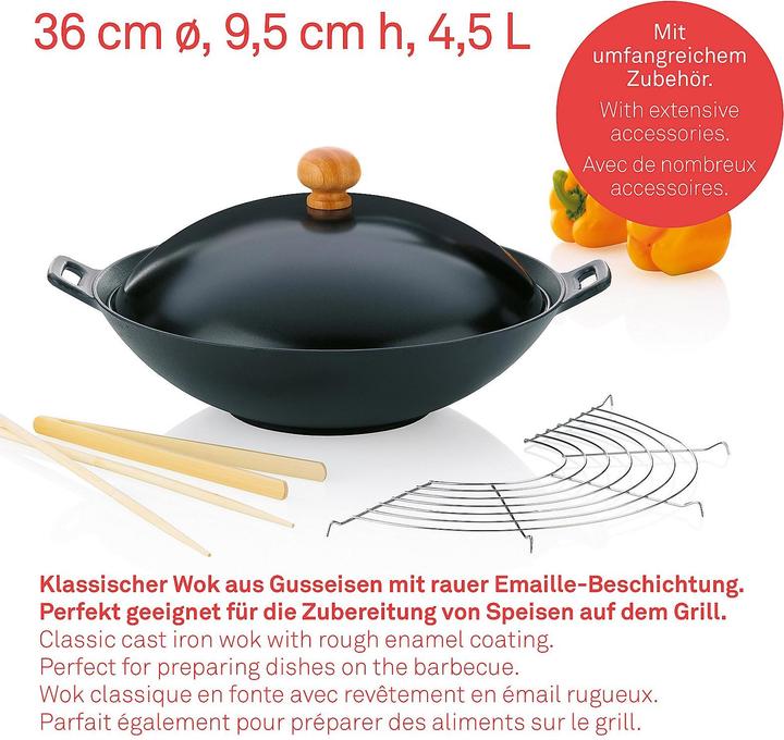 Immagine prodotto Kela Asia Wok (36 cm, Wok, Ghisa)