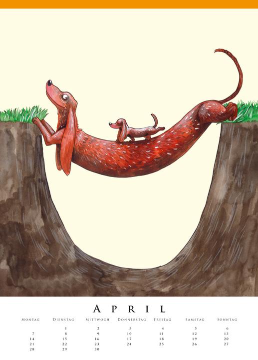 Immagine prodotto Calendario della camera dei bambini di Leonard Erlbruch 2025 (Copertina rigida, Tedesco)