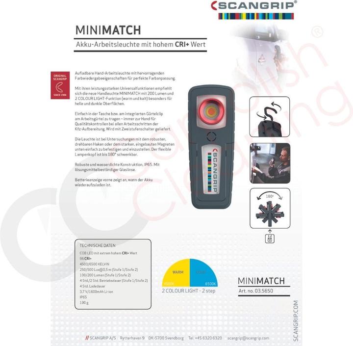 Produktbild Scangrip Minimatch (200 lm)