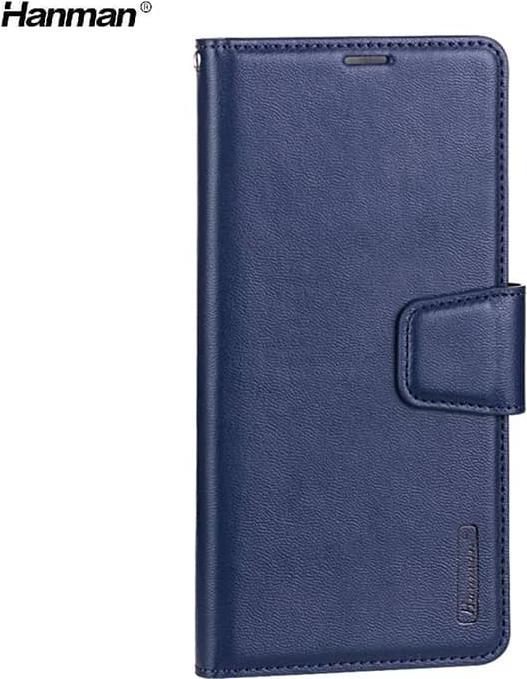 Produktbild Hanman Samsung Galaxy A16 (2024) - Mill Flip Case mit 3 Kartenfächern, blau (Samsung Galaxy A16)