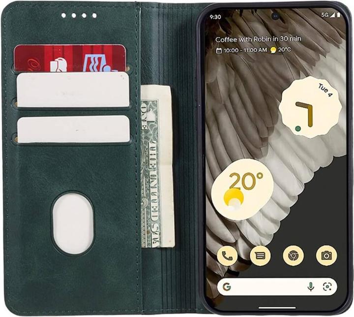 Produktbild Cover-Discount Google Pixel 8 - Stand Flip Case Hülle grün (Google Pixel 8)
