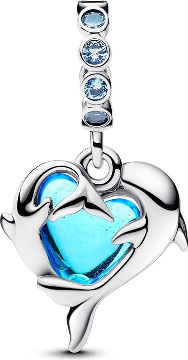 Immagine prodotto Pandora Ciondolo pendente Delfini in vetro di Murano blu (Vetro di Murano)