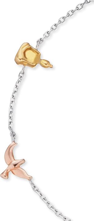 Produktbild Engelsrufer Armband Lebensbaum Tricolor (18 cm, 925er Silber rhodiniert)