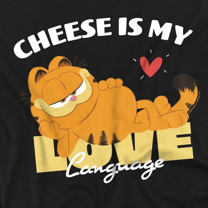 Image du produit Garfield - T-shirt CHEESE IS MY LOVE LANGUAGE - Adulte (XXL)