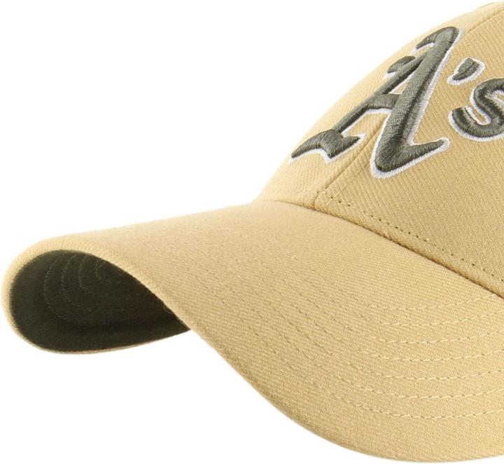 Actual product image 47 Brand Snapback Cap - World Series Oakland Athletics Tan