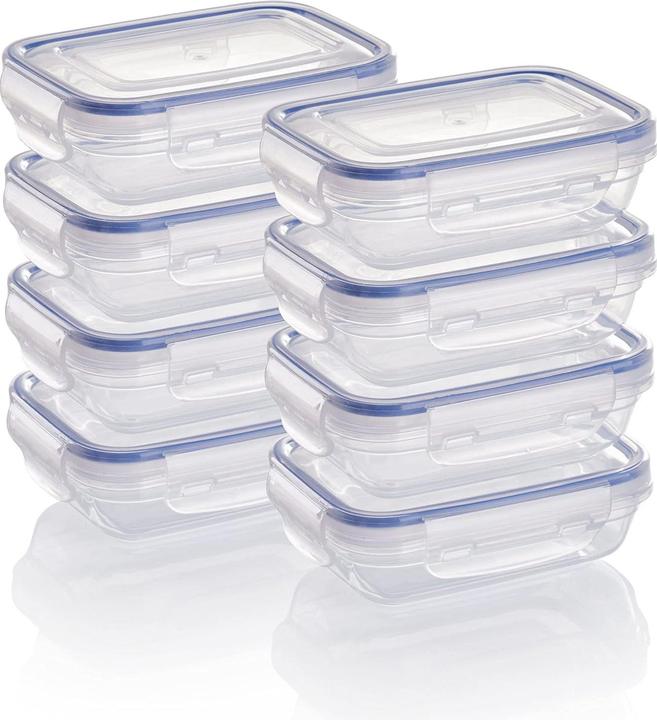 Actual product image Grizzly 8er-Set Frischhaltedosen (0.31 l)