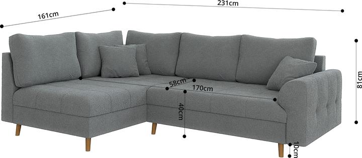 Actual product image Ropez Ariella (Corner sofa)