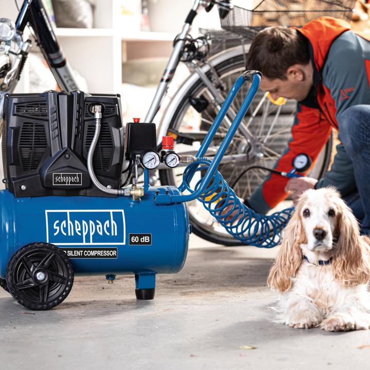 Actual product image Scheppach HC25si compressor (8 bar, 24 l)