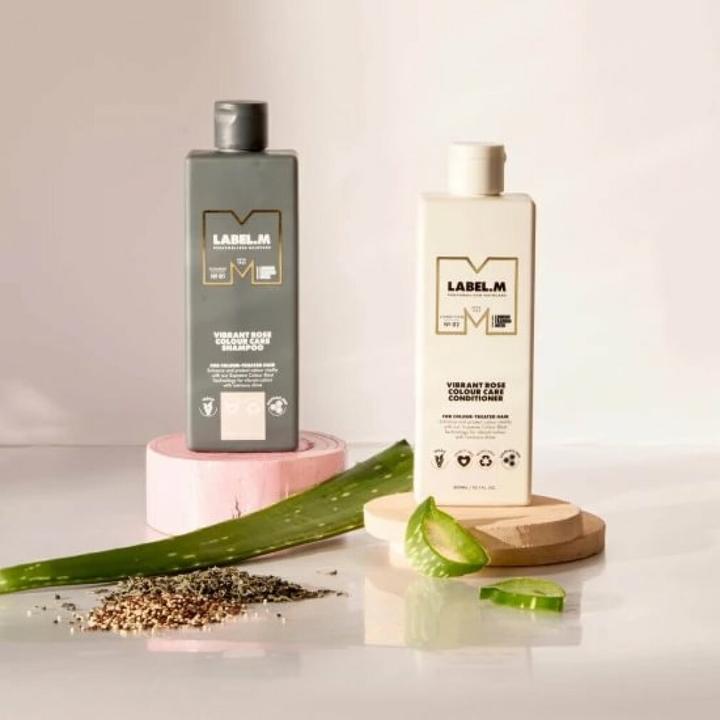 Produktbild Label.M Vibrant Rose Colour Care Shampoo 300 ml (300 ml, Flüssiges Shampoo)