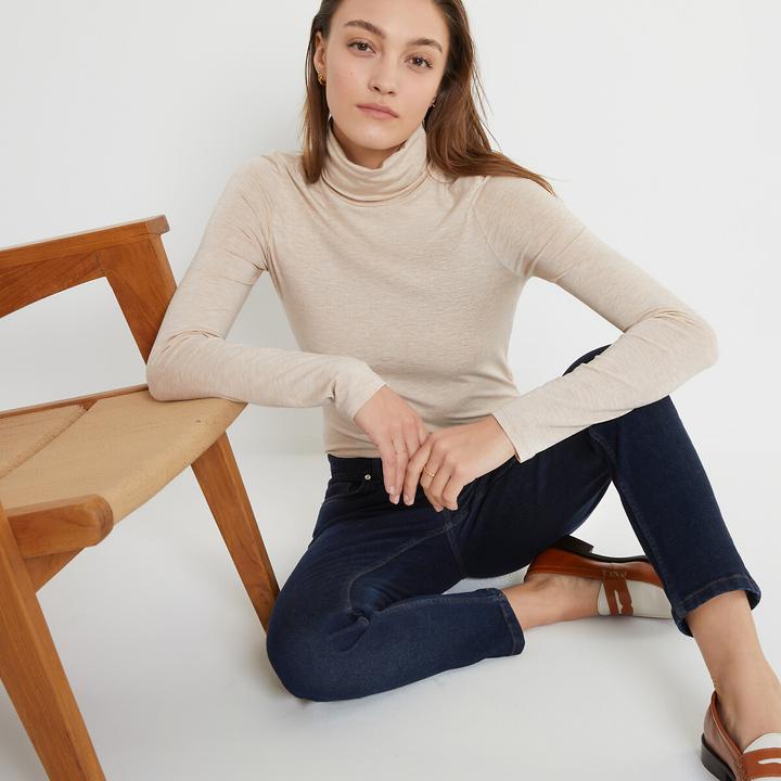 Produktbild La Redoute Collections Rollkragenshirt mit langen Ärmeln (XS)