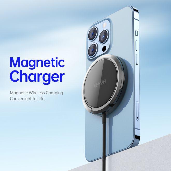 Image du produit Duzzona Dux Ducis Ä®kroviklis belaidis W1 MagSafe juodas (15 W)