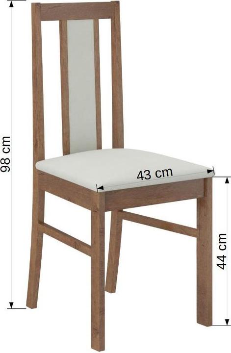 Produktbild ADRK Furniture Tisch- und Stuhlset RODOS 52 (140 x 80 x 75 cm)