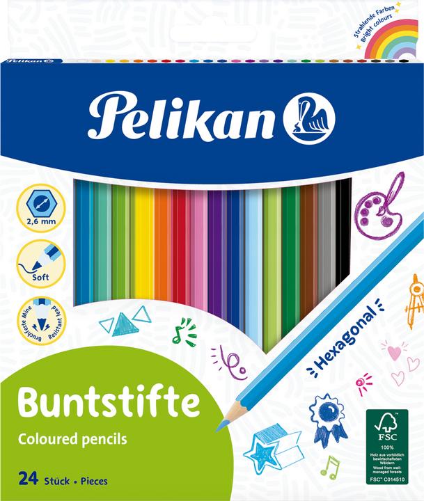 Actual product image Pelikan Crayons (Multicoloured, 24 x)