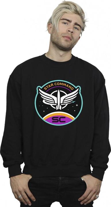 Actual product image Disney Mens Lightyear Star Command Circle Sweatshirt (XXL)
