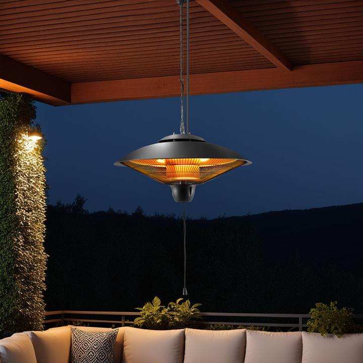 Actual product image tectake Solaris Infrared Heater Orbit 2500W, Aluminum Casing (2500 W)