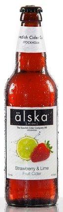 Produktbild Älska STRAWBERRY & LIME Cider Kiste 12 x 500 ml / 4 % Schweden (12 x 50 cl)