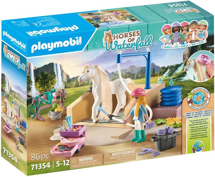Immagine prodotto Playmobil Isabella e Leonessa con lavabo (71354, Cavalli Playmobil della cascata)
