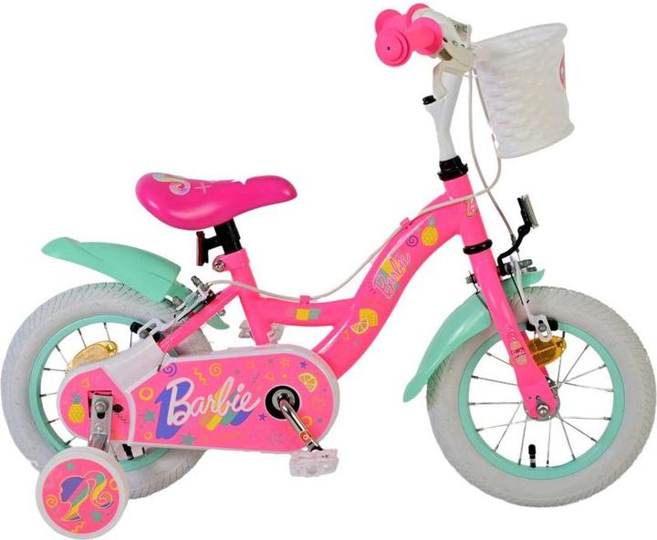 Image du produit Mattel Barbie Children's Bicycle - Mädchen - 12 Zoll - Pink - Zwei Handbremsen (31255 sicher) (12")
