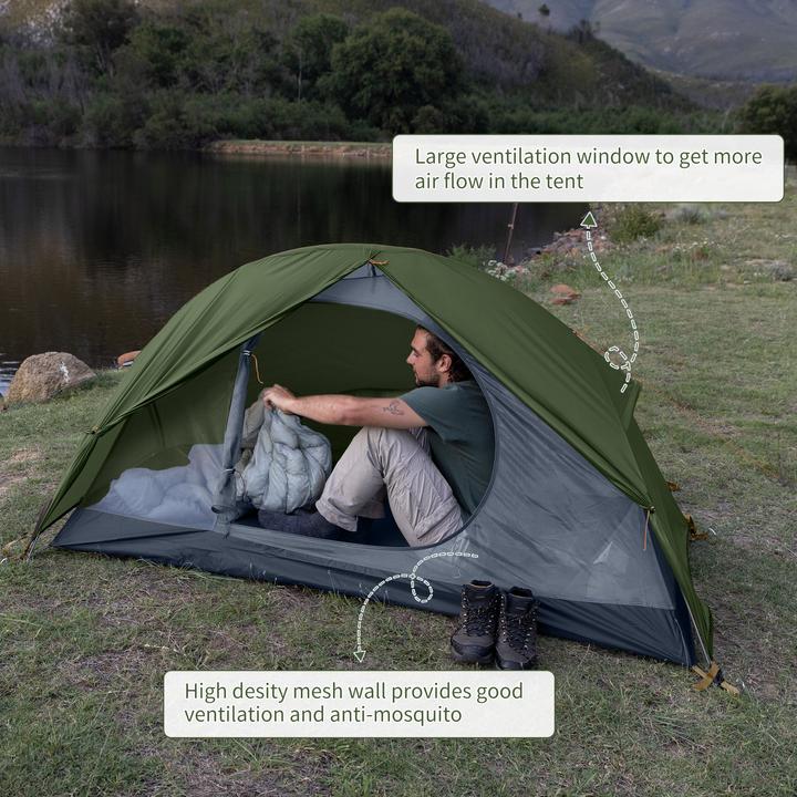 Produktbild Naturehike Cycling Ultralight 1PersonenZelt (Kuppelzelt, 1.70 kg, 1 Person)