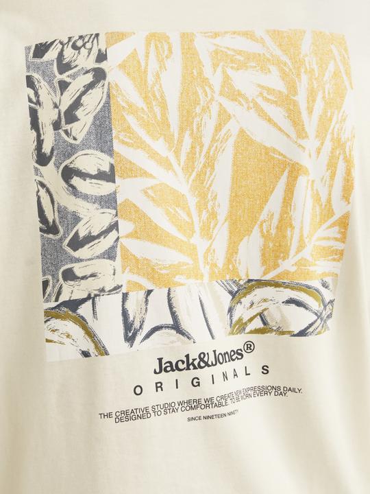 Actual product image Jack & Jones Jorsplit Back Tee Ss Crew Neck Ln (XL)