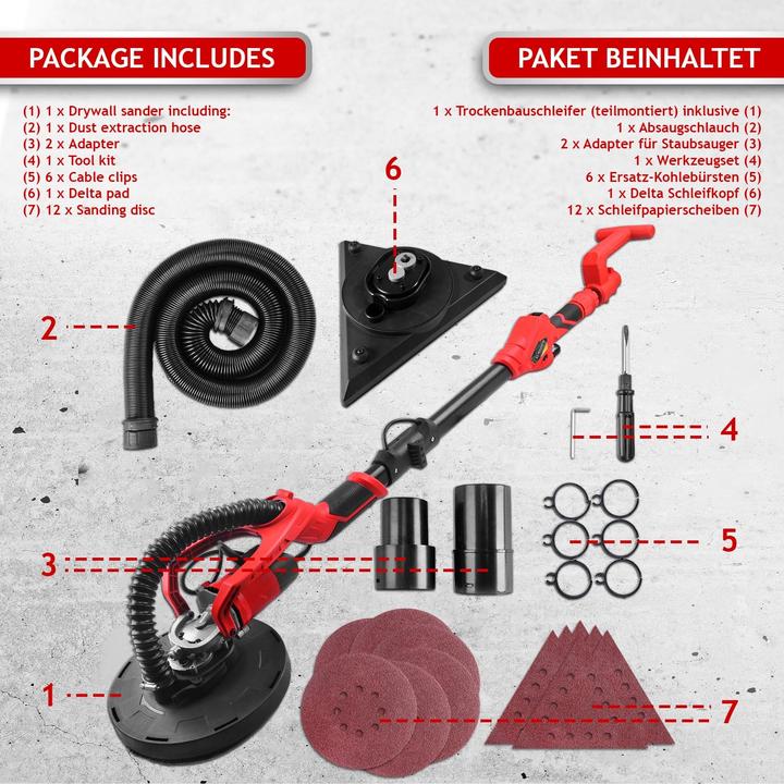 Actual product image Timbertech Drywall sander 710W (710 W)