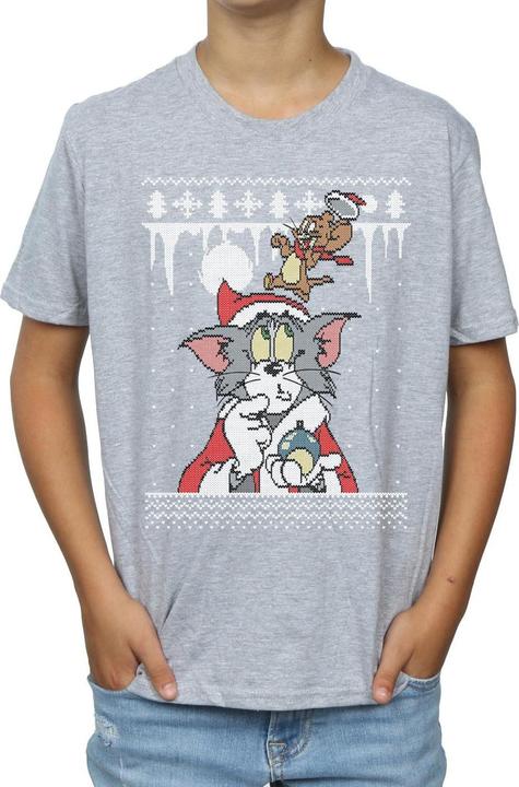Produktbild Tom & Jerry Christmas Fair Isle TShirt Jungen (140, 146)