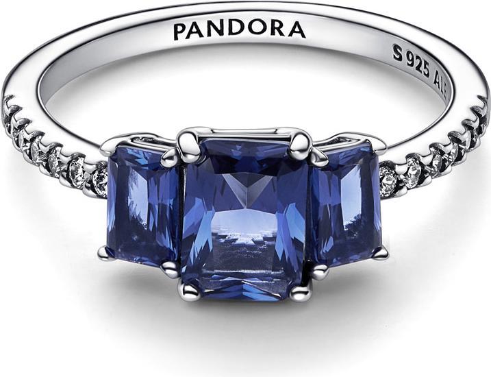 Produktbild Pandora Ring Blaue Steine (54, 925 Silber)