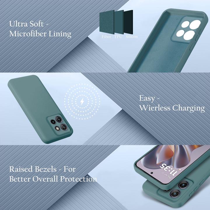 Immagine prodotto Cadorabo Custodia per Motorola Moto Edge 50 Neo TPU Liquid Silicone Case (Motorola Edge 50 Neo)