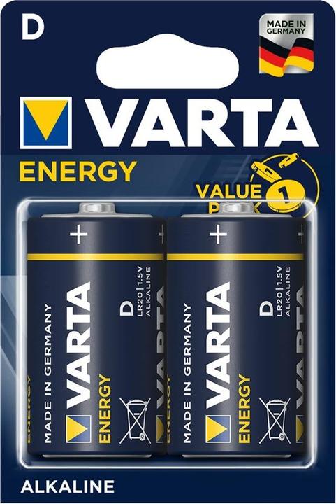 Immagine prodotto Varta Energy (2 pz., D, 15800 mAh)