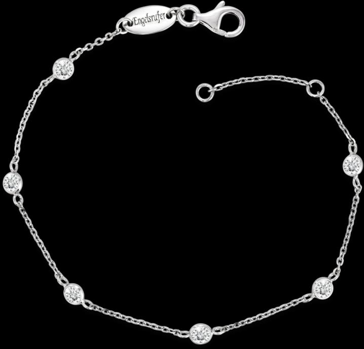Image du produit Engelsrufer Bracelet Moonlight (19 cm, Argent 925 rhodié)