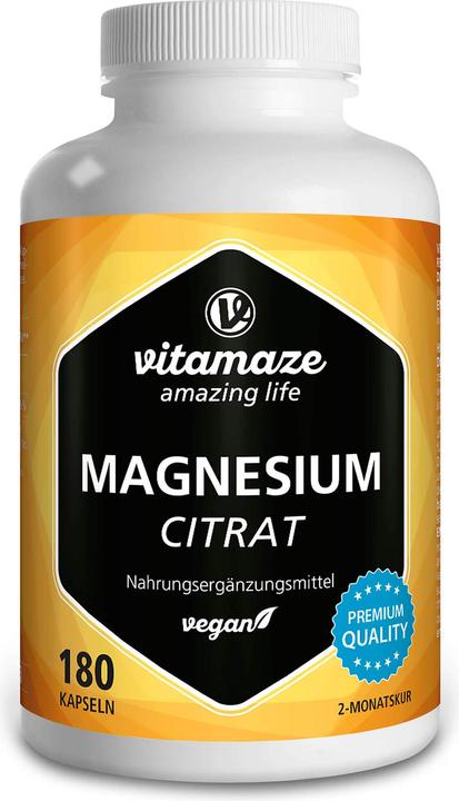 Produktbild Vitamaze Magnesiumcitrat (1 Stück, Kapseln, 157 g)