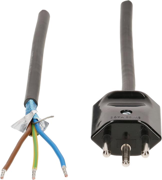 Actual product image Max Hauri Electrobiology MHAG mains cable 3G1.0 shielded type 12 (5 m)
