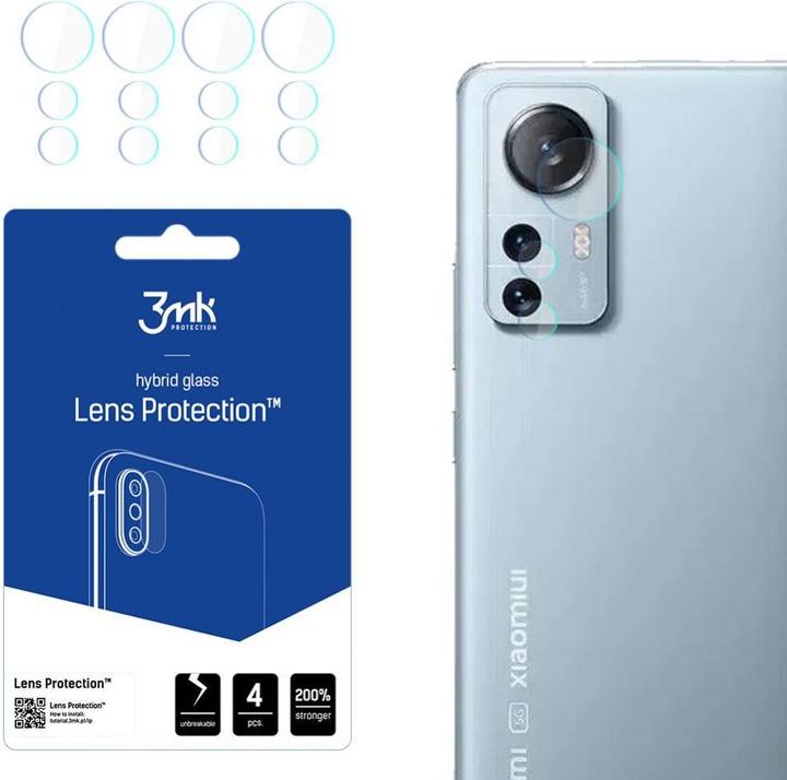 Image du produit 3MK Verre de protection de la caméra, verre de la caméra (1 pièce(s), Xiaomi 12 Lite)