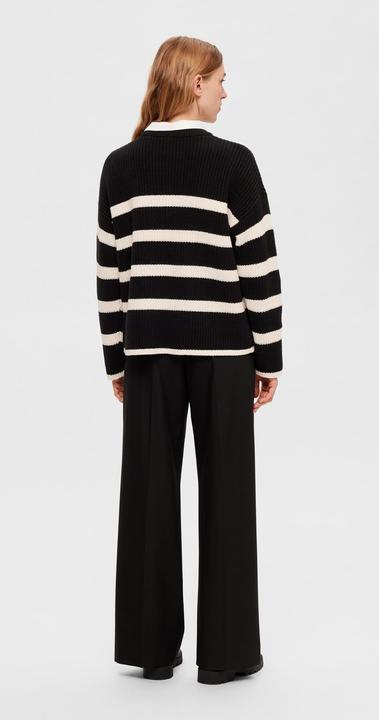 Actual product image Selected Femme Striped knit jumper (L)