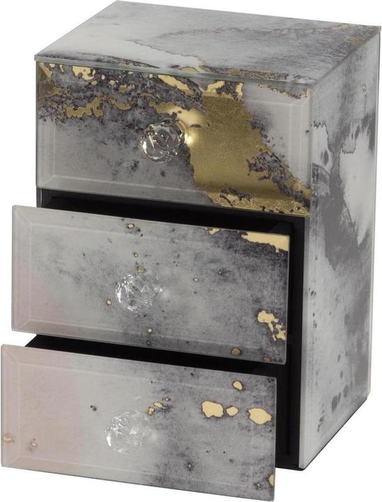 Actual product image JTI Glass jewellery box - Tasmin