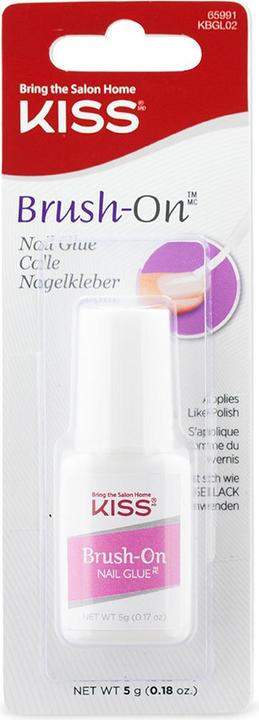 KISS Lightning Speed Brush-on (Nagelkleber, Clear)