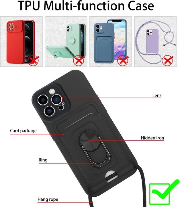 Produktbild Cadorabo Handykette für Apple iPhone 11 PRO MAX mit Standfunktion