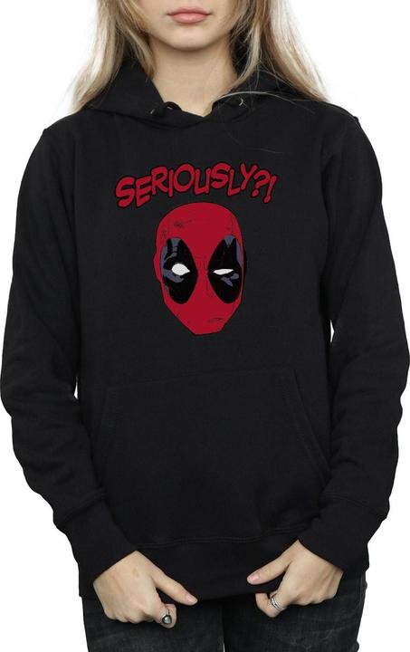 Actual product image Womens/Ladies Deadpool Seriously Hoodie (S)