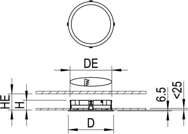 Immagine prodotto Ridi Faretto da incasso a LED (3860 lm)