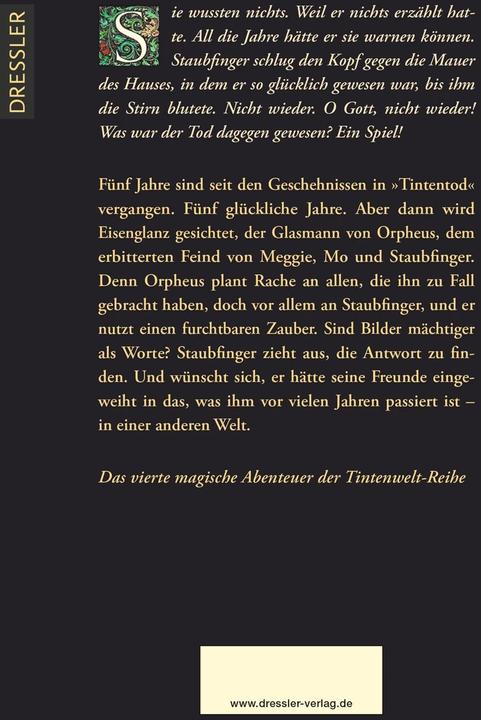Actual product image Tintenwelt 4. Die Farbe der Rache (German, Cornelia Funke, 2023)