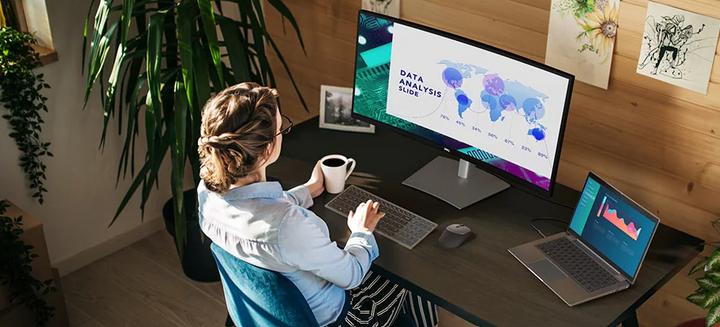 Actual product image Dell P3421W (3440 x 1440 pixels, 34.14")