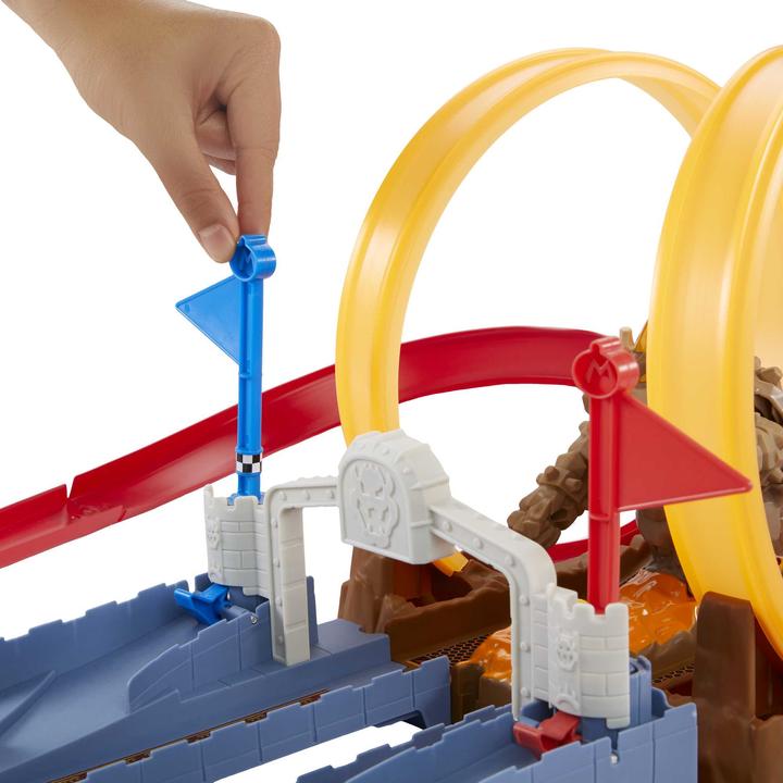 Produktbild Hot Wheels Heisse Räder Mario Kart Bowsers Castle Chaos Spielset