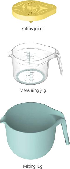 Produktbild Joseph Joseph Nest 3-tlg. Lebensmittelzub.-Set (Messb.,Schüssel+Entsafter) (2500 ml)